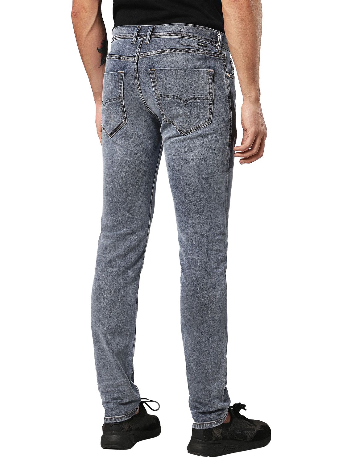 Diesel Tepphar 084QQ Carrot Slim Fit Jeans, Grey