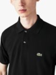 Lacoste L.12.12 Classic Regular Fit Short Sleeve Polo Shirt, Black