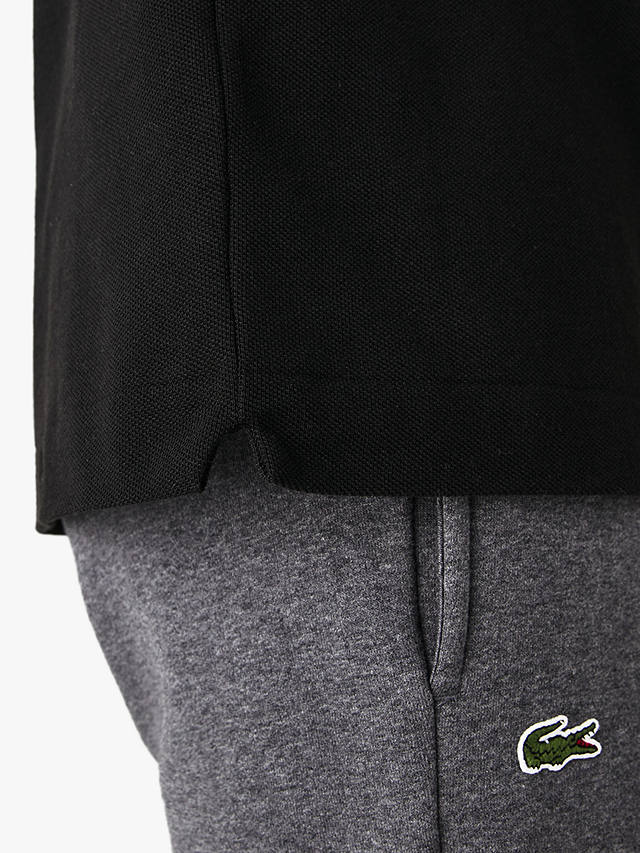 Lacoste L.12.12 Classic Regular Fit Short Sleeve Polo Shirt, Black