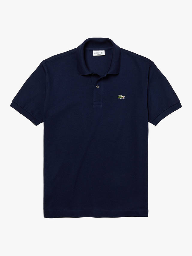 Lacoste L.12.12 Classic Regular Fit Short Sleeve Polo Shirt, Navy