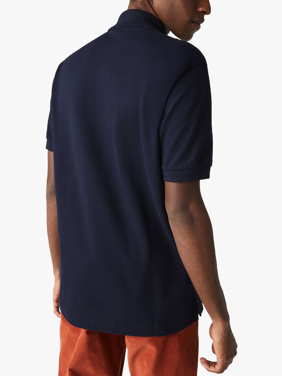 Lacoste L.12.12 Classic Regular Fit Short Sleeve Polo Shirt, Navy, S
