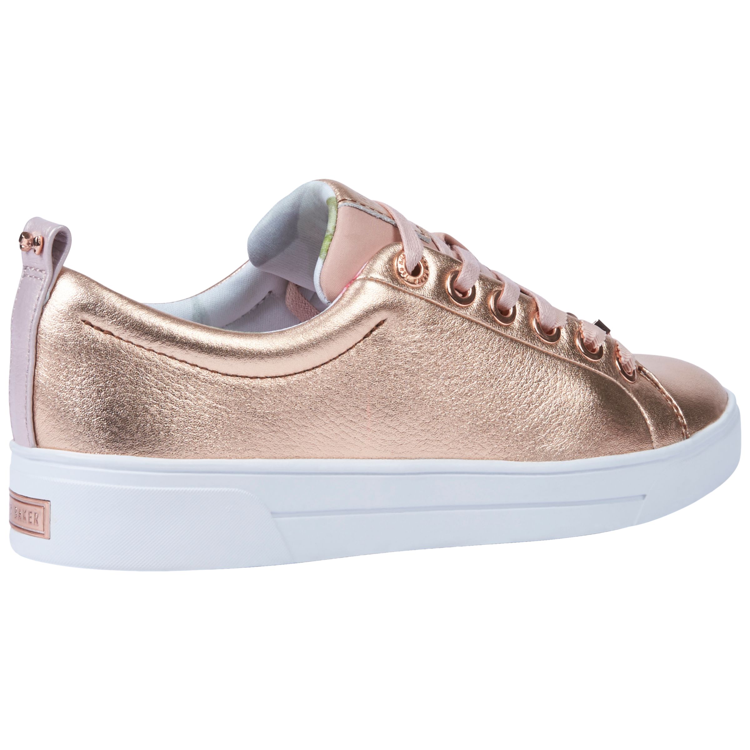 ted baker trainers rose gold
