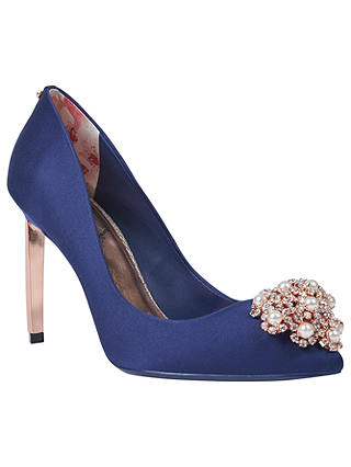 Ted Baker Peetch 2 Embellished Stiletto Heel Court Shoes