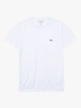 Lacoste Classic Pima Cotton Crew Neck T-Shirt, White