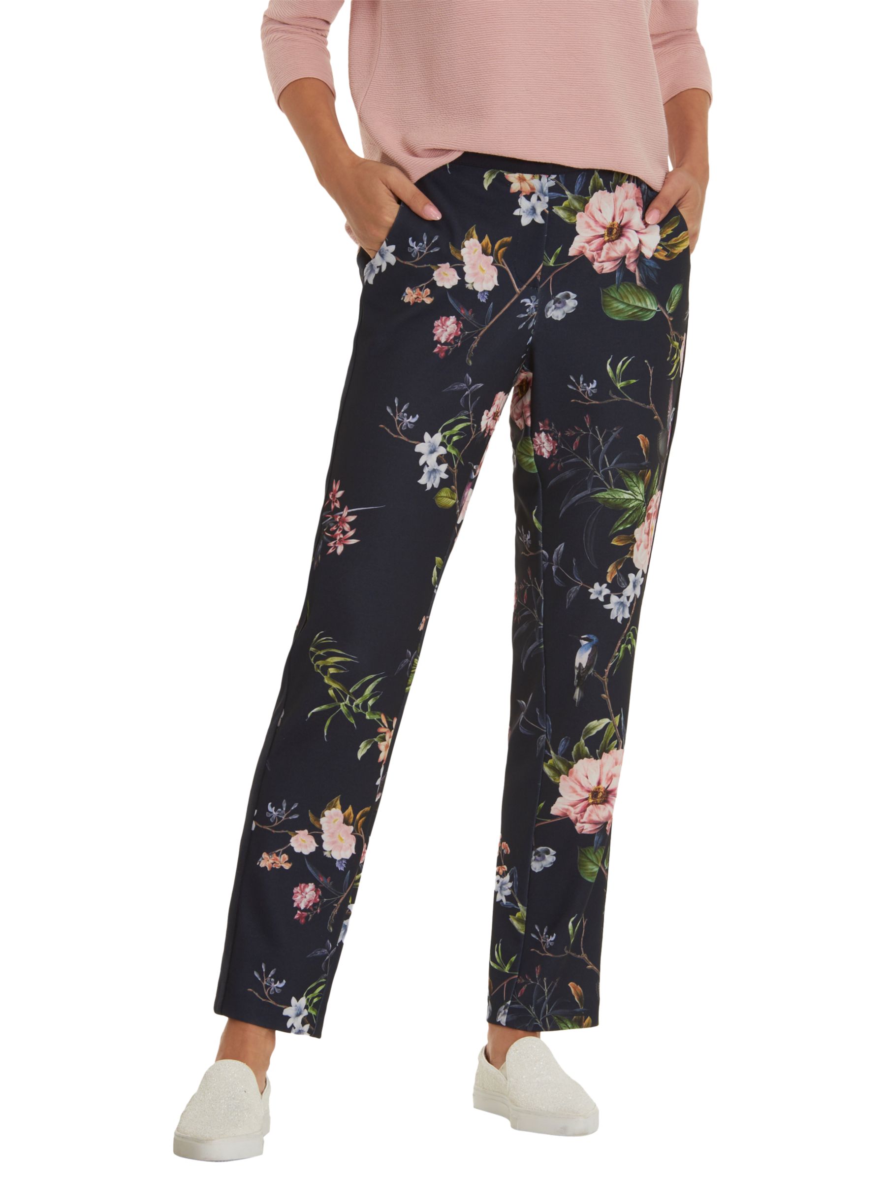 floral print joggers