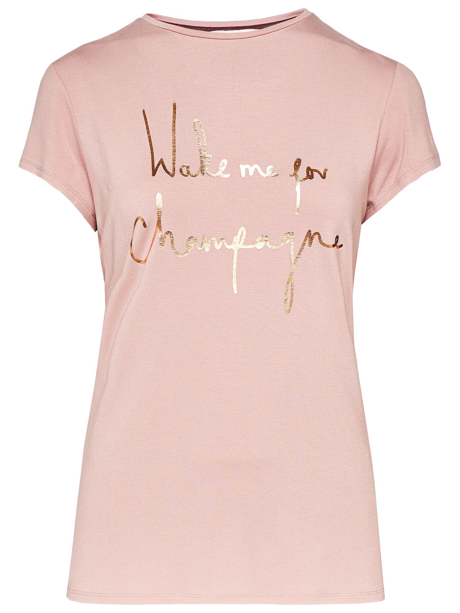Ted Baker Ted Says Relax Lolyata Wake Me Up For Champagne T-Shirt