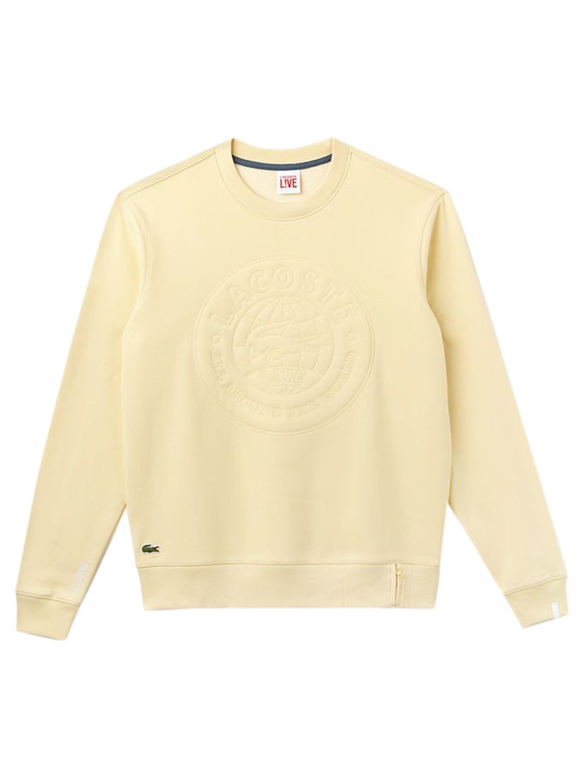 yellow lacoste jumper