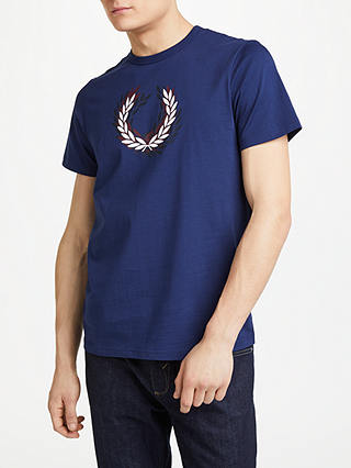 Fred Perry Distorted Logo Short Sleeve T-Shirt