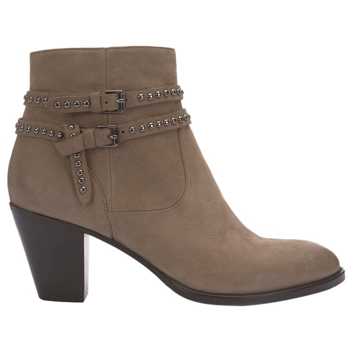 Mint Velvet Neve Block Heeled Ankle Boots, Taupe Suede at John Lewis ...