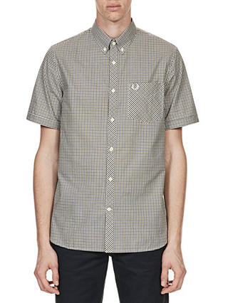 Fred Perry Three Colour Gingham Shirt, Nettle