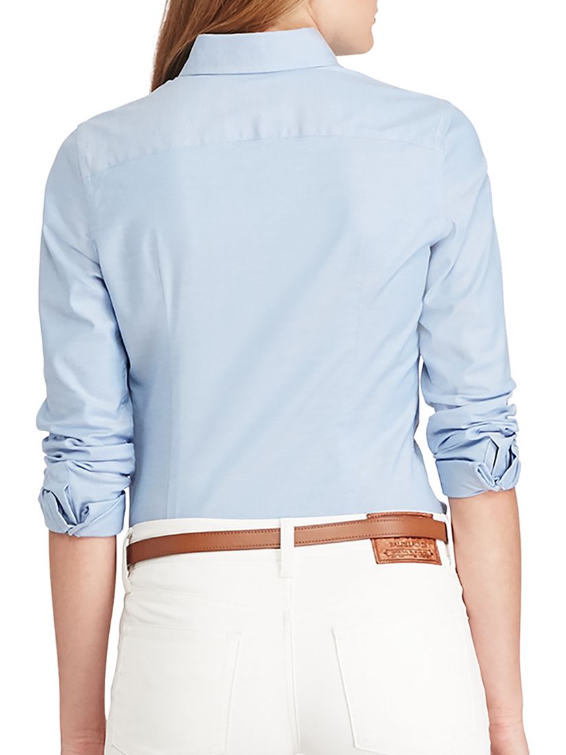 Polo Ralph Lauren Kendall Fitted Shirt, Blue at John Lewis & Partners
