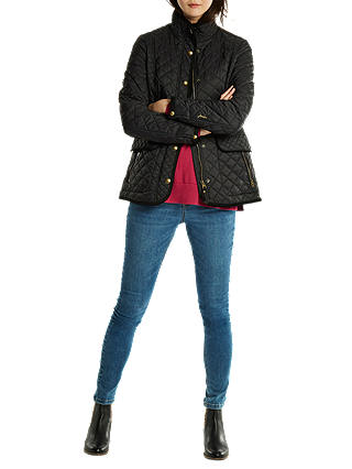 Joules Newdale Quilted Jacket, Black