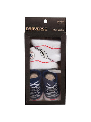 Converse Baby Booties, Pack of 2, Navy