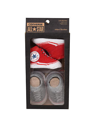 Converse Baby Booties, Pack of 2, Red