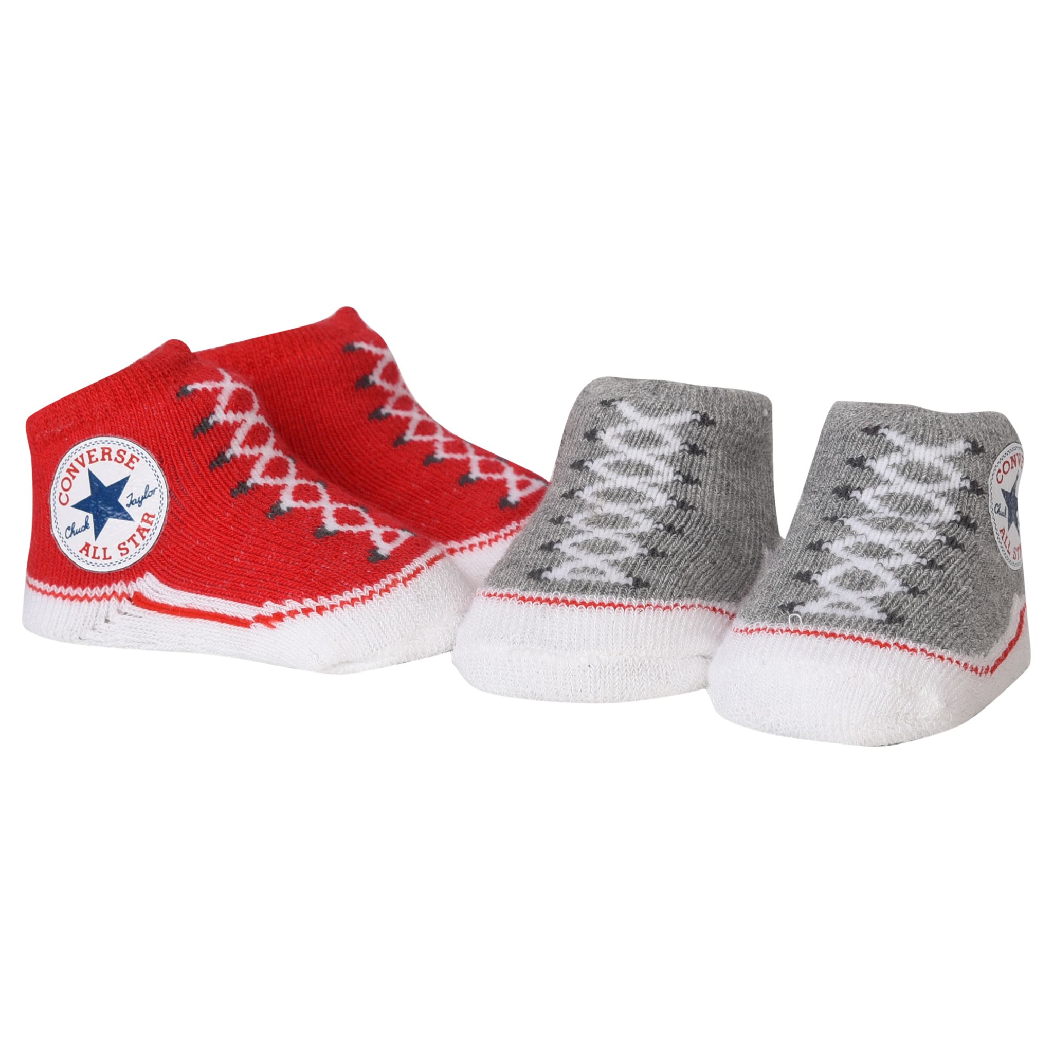 Converse Baby Booties, Pack of 2, Red 