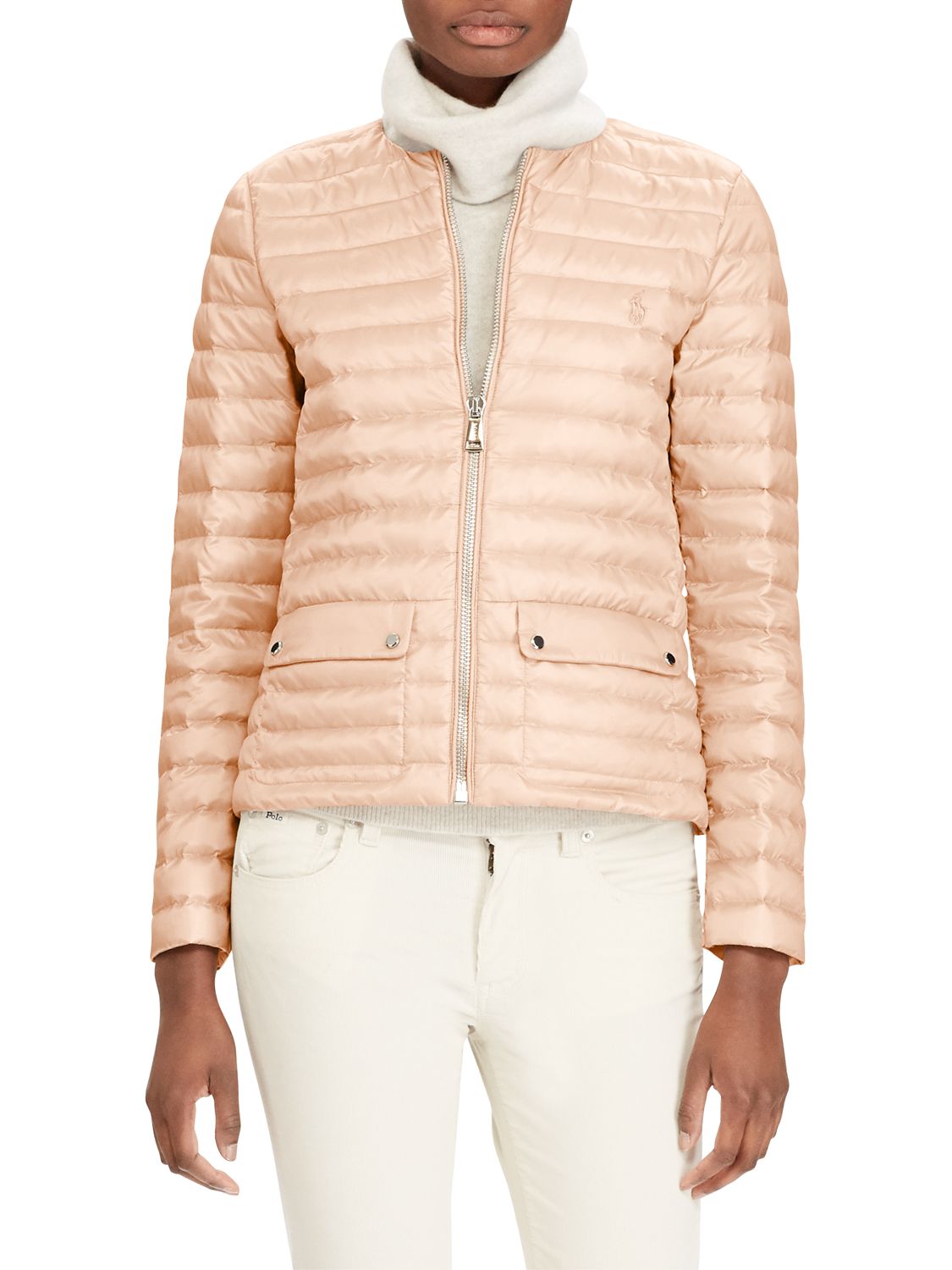 Polo Ralph Lauren Lightweight Down Jacket, Pale Pink
