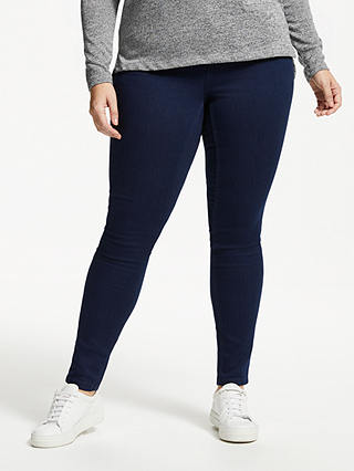 JUNAROSE Curve Queen Normal Waist Slim Jeans, Blue Denim