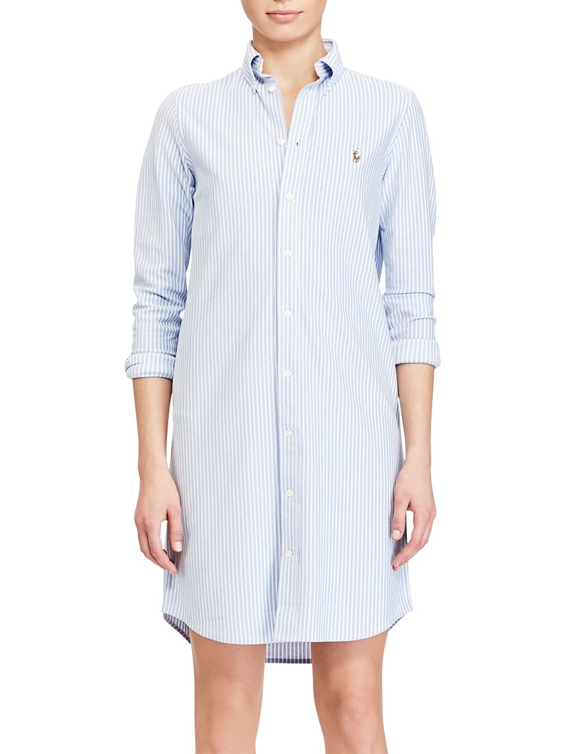 Polo Ralph  Lauren  Stripe Oxford Shirt  Dress  Harbour 