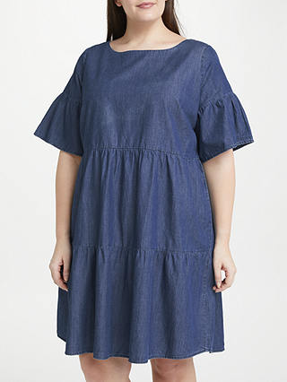 JUNAROSE Allegra Cotton Dress, Medium Blue