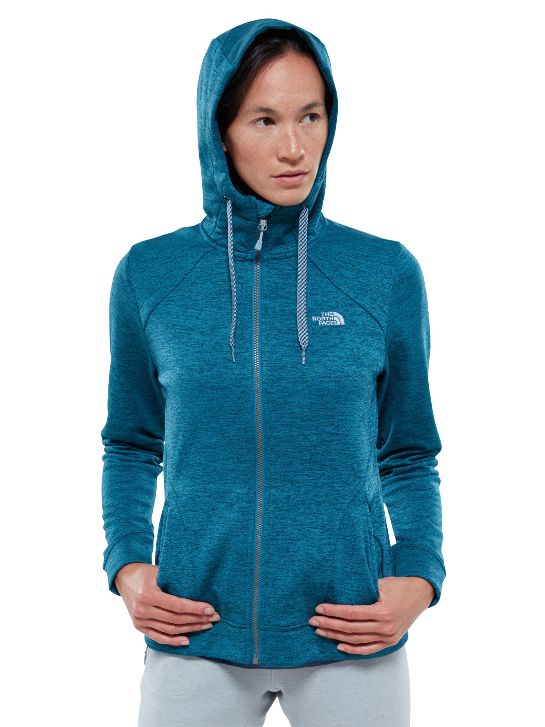 The North Face Kutum Full Zip Fleece Women's Hoodie Jacket, Blue, S