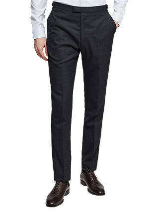 Reiss Daze Textured Wool Slim Fit Suit Trousers, Navy