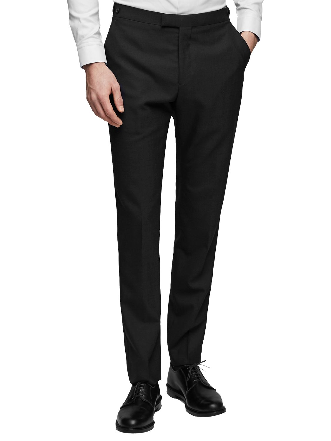 Reiss Bravo Wool Slim Fit Suit Trousers, Black
