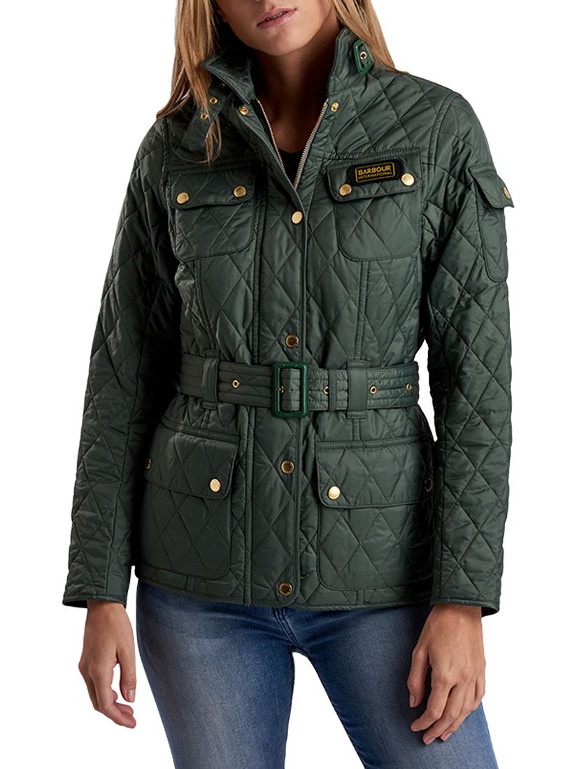 barbour international quilted jacket womens