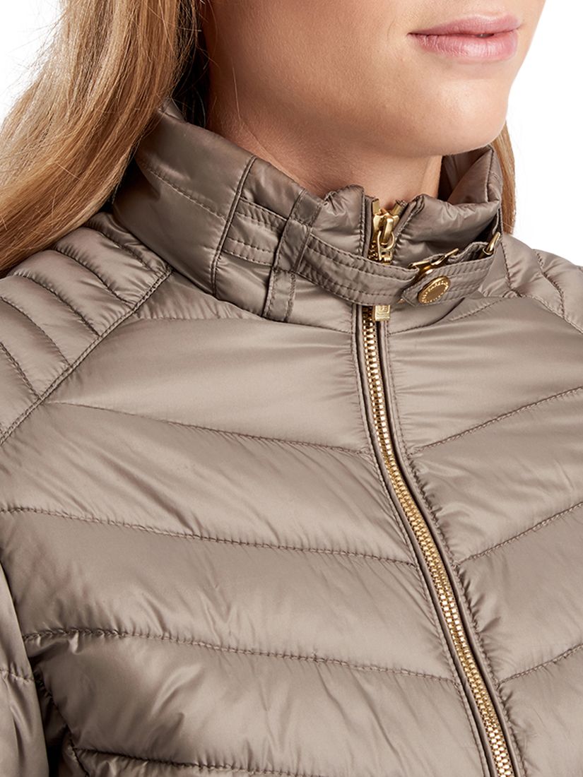 barbour triple quilted jacket