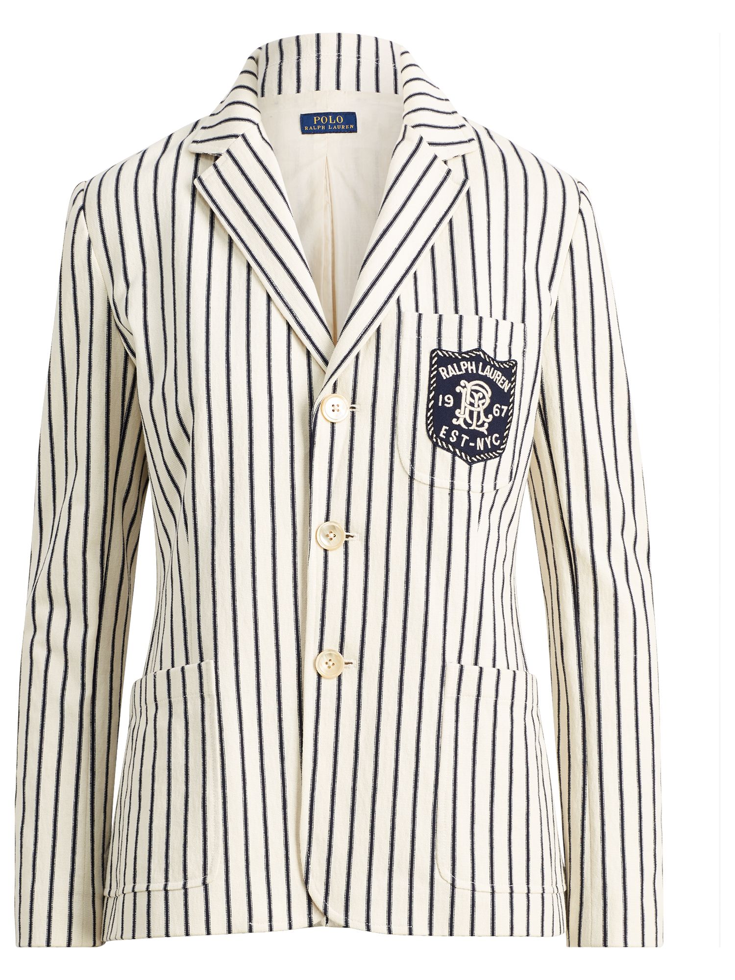 Polo Ralph Lauren Striped Cotton Blazer 