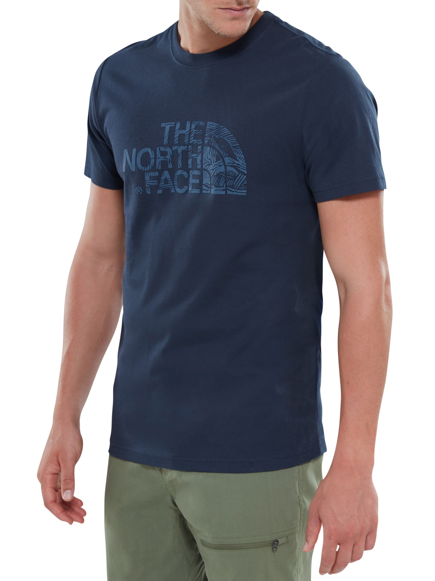 north face navy t shirt