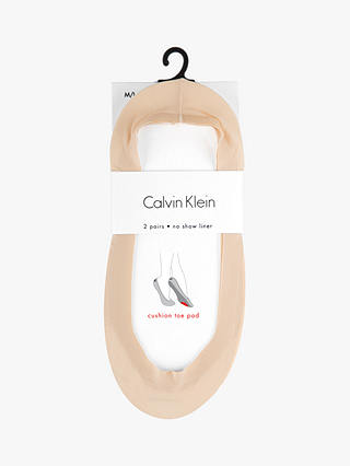 Calvin Klein Toe Pad No Show Liner Socks