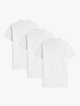 John Lewis ANYDAY Pure Cotton Polo Shirt, Pack of 3, White