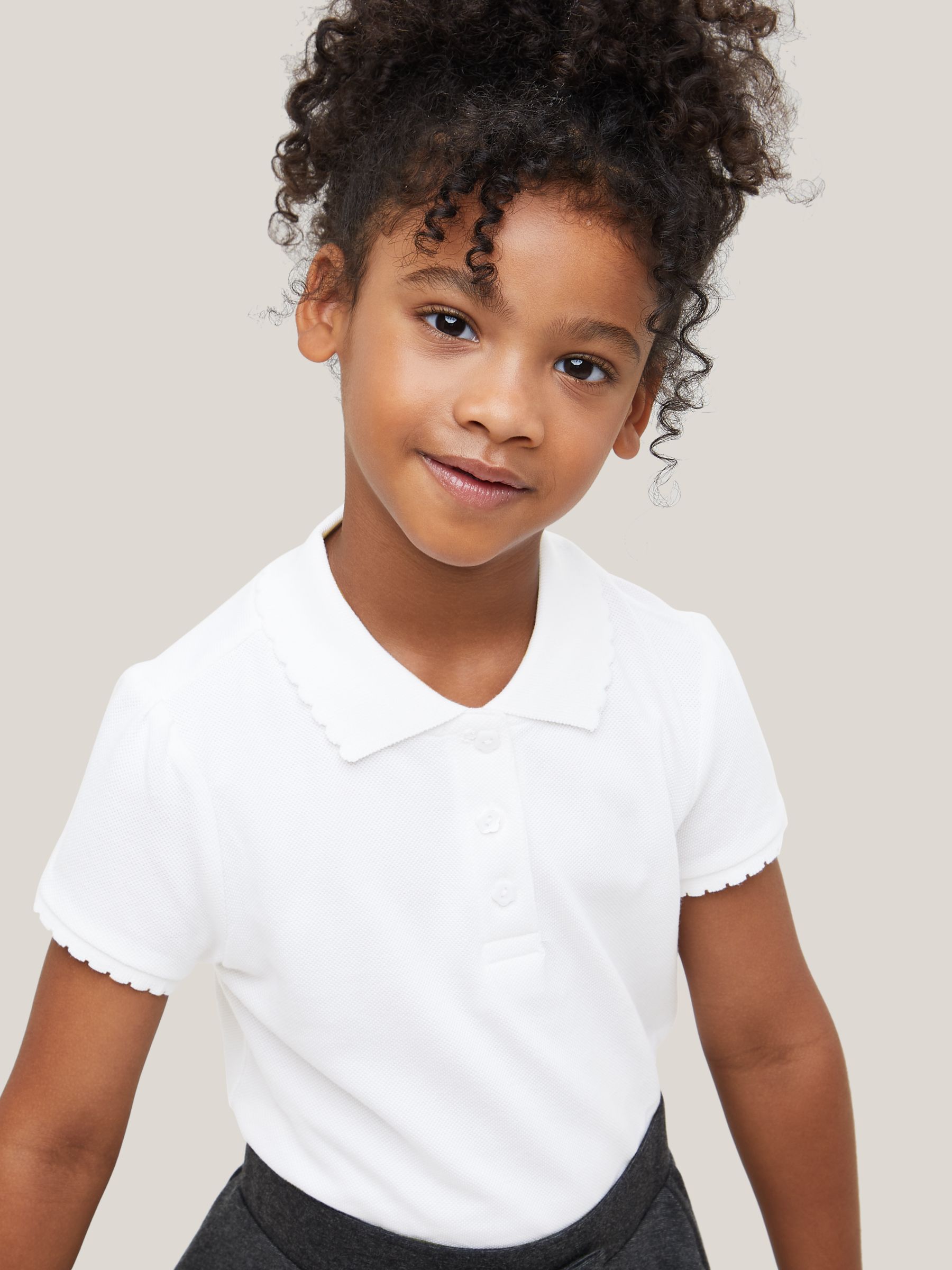 Girls Children White Colour Long Sleeve Shirt Girls School Uniform 2 to 16 year 