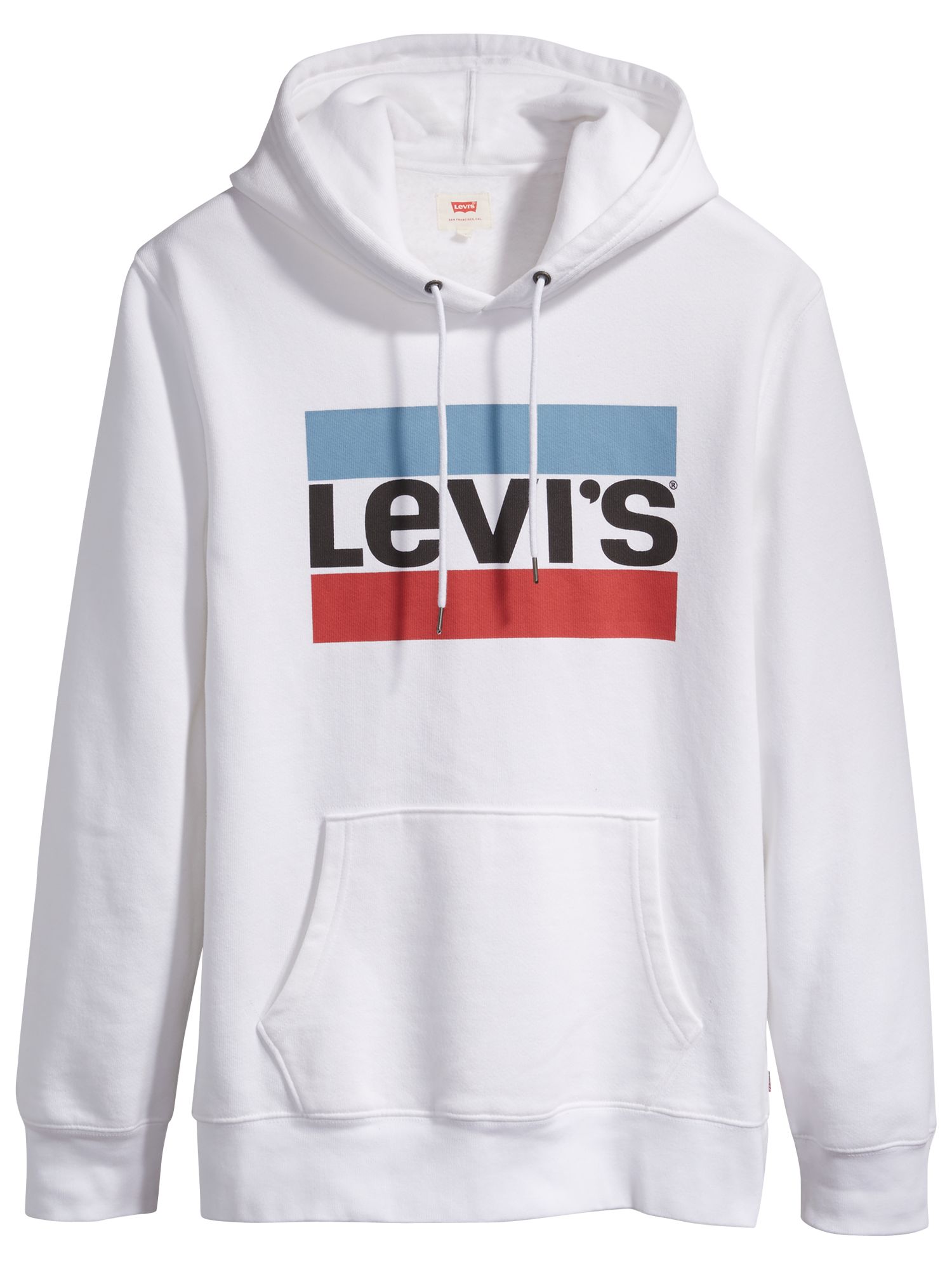levis white hoodie
