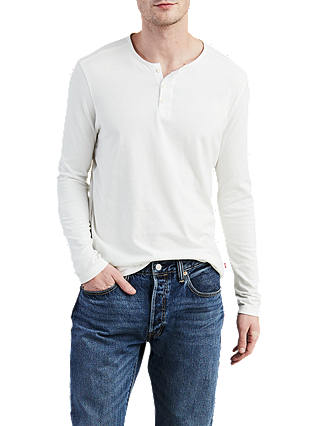 Levi's Classic Henley Buttoned Long Sleeve T-Shirt
