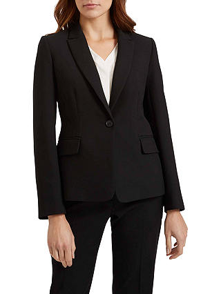 Jaeger Slim Colette Tailored Jacket, Black