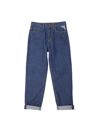 John Lewis & Partners Boys' Core Regular Fit Jeans, Dark Wash Denim