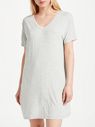 DKNY Core Essential Short Sleeve Nightdress, Grey