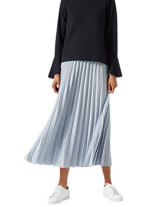 Jigsaw Pleated Midi Skirt