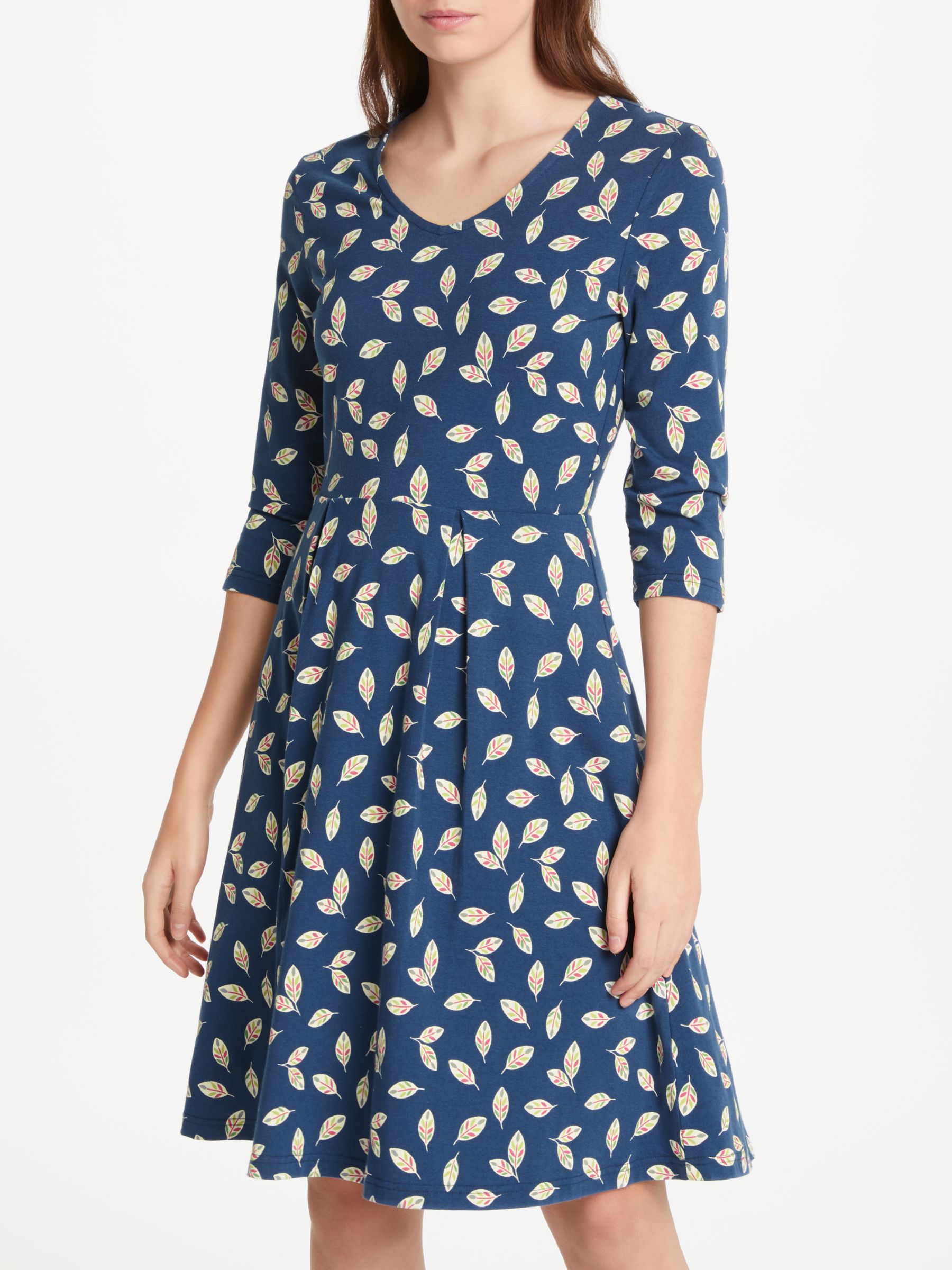 Seasalt Meandering Dress, Spring Leaf Night at John Lewis & Partners