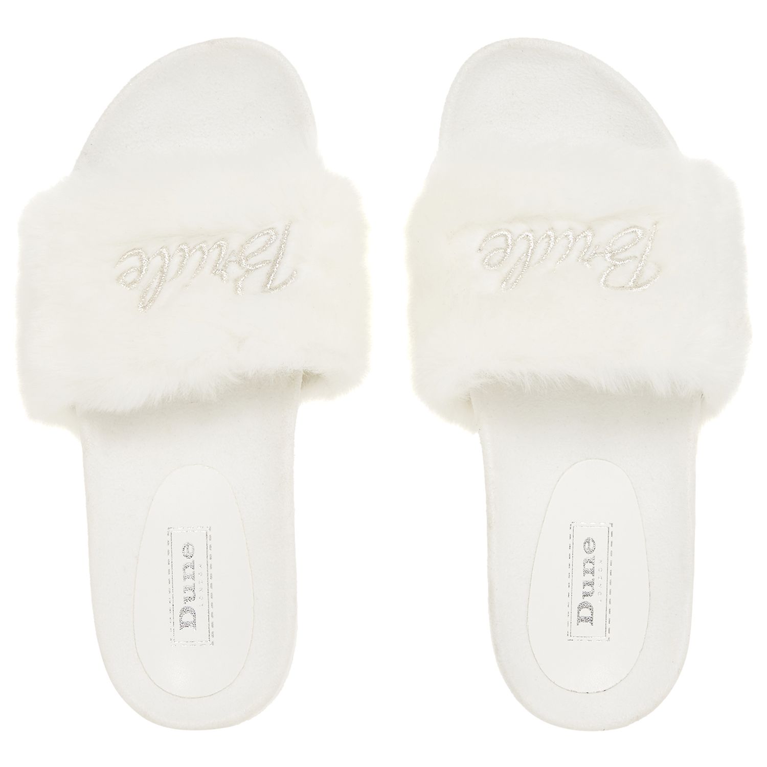 bridal fluffy slippers