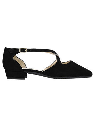 Carvela Comfort Amour Low Heel Court Shoes, Black