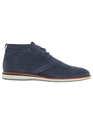 Dune Chadwell Suede Chukka Boots, Blue