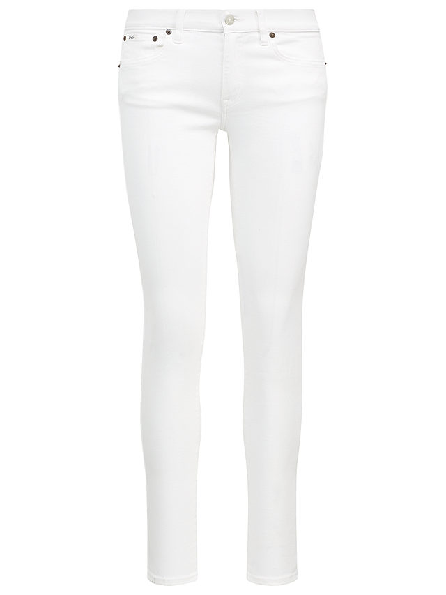 Polo Ralph Lauren Tompkins Skinny Jeans, White, 27