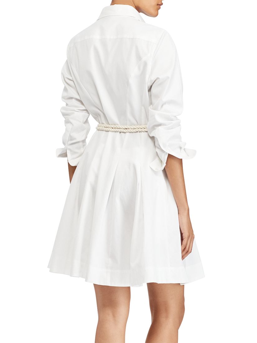 ralph lauren white shirt dress