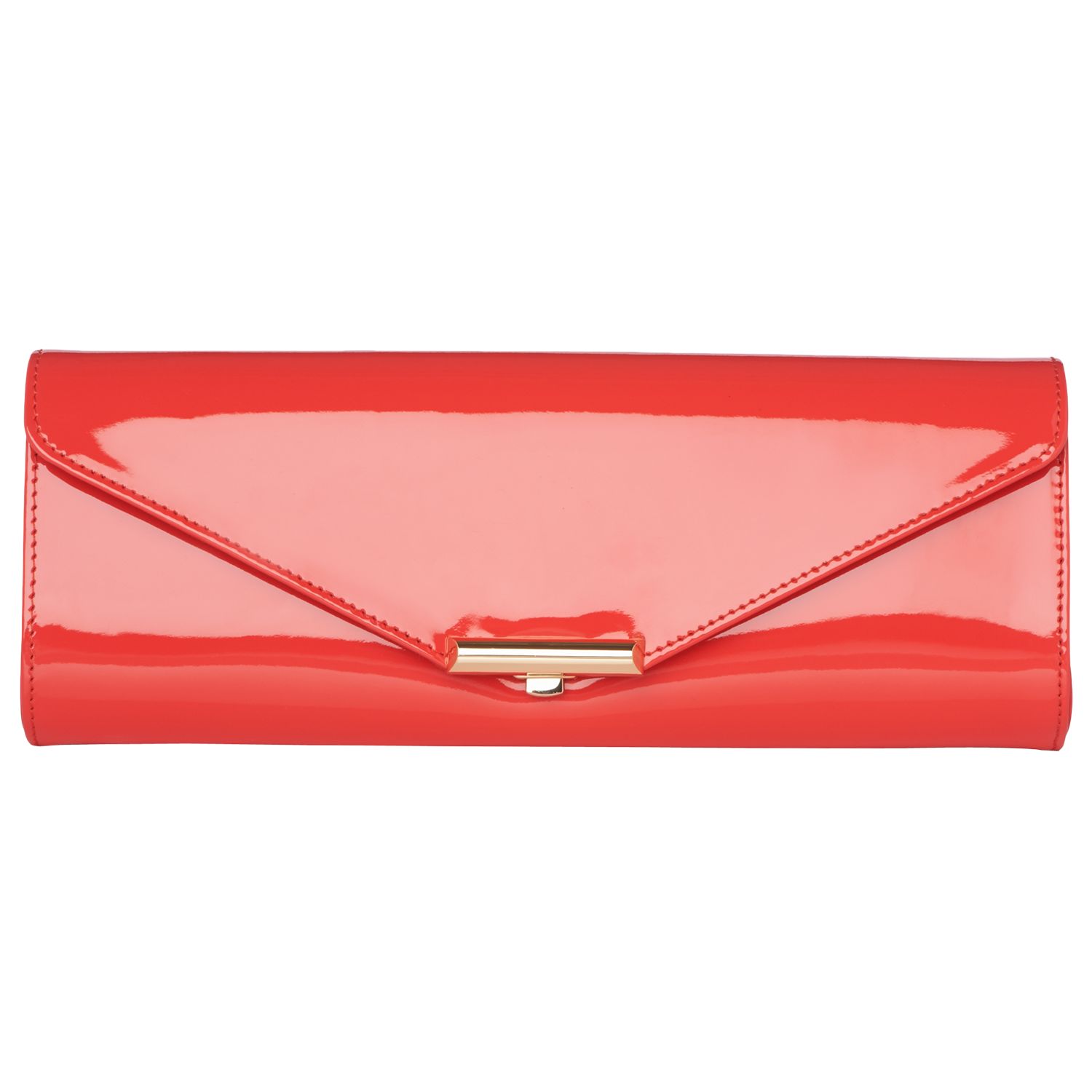 patent leather clutch bag