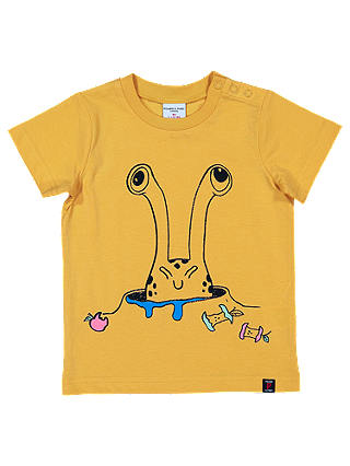 Polarn O. Pyret Baby Graphic T-Shirt, Yellow