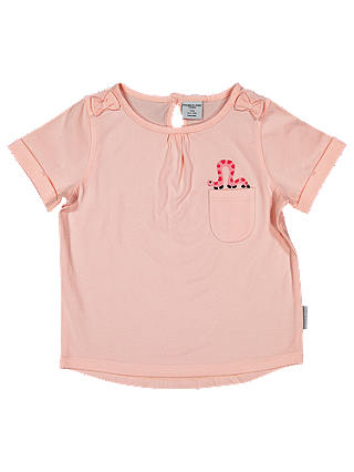 Polarn O. Pyret Children's Bow Top, Pink