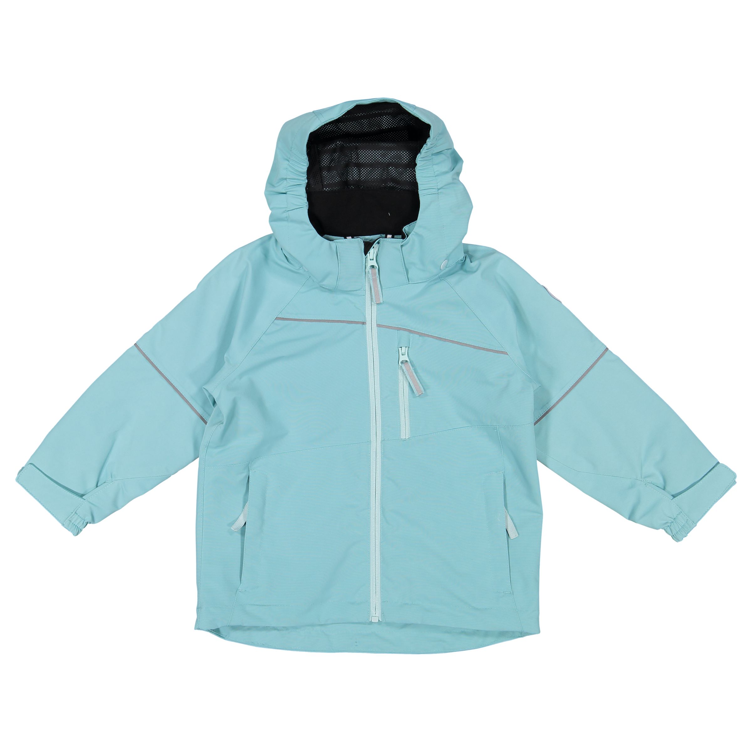 Polarn O. Pyret Children's Shell Coat, Light Blue, 5-6 years