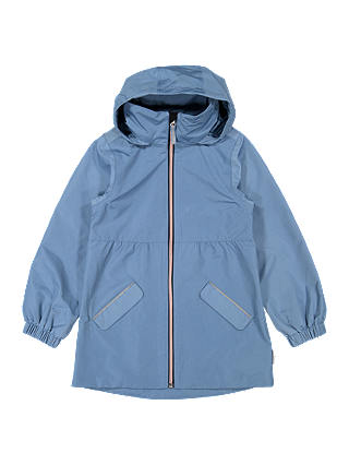 Polarn O. Pyret Children's Long Shell Coat, Blue
